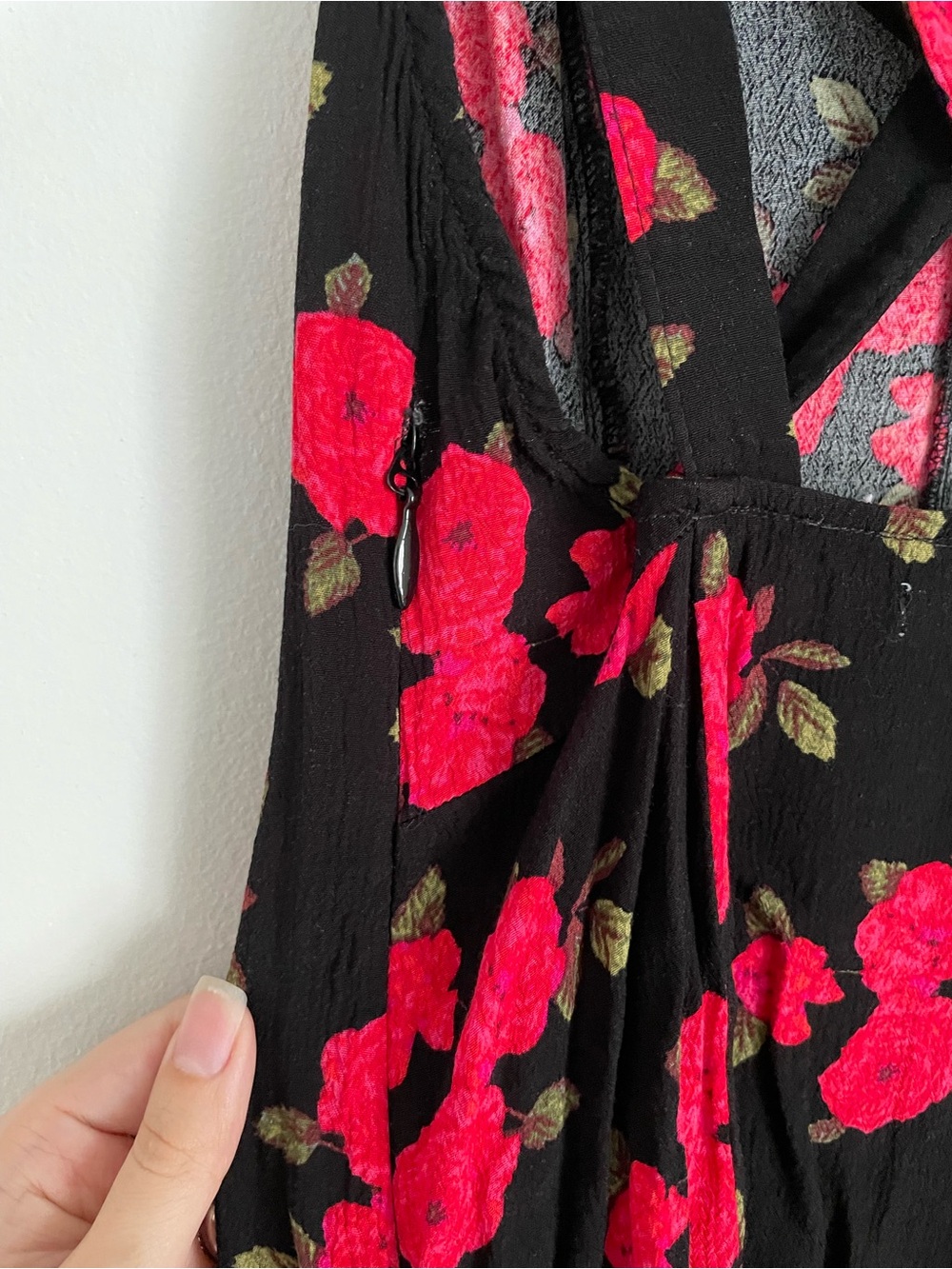 Urban Outfitters Kimchi Blue Cross Back Floral Mini Twee Dress Size 6 - Picture 4 of 6